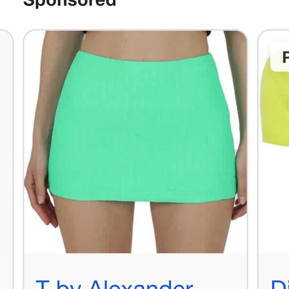 Alexander Wang Ladies Mint Julep skort - Picture 2 of 3